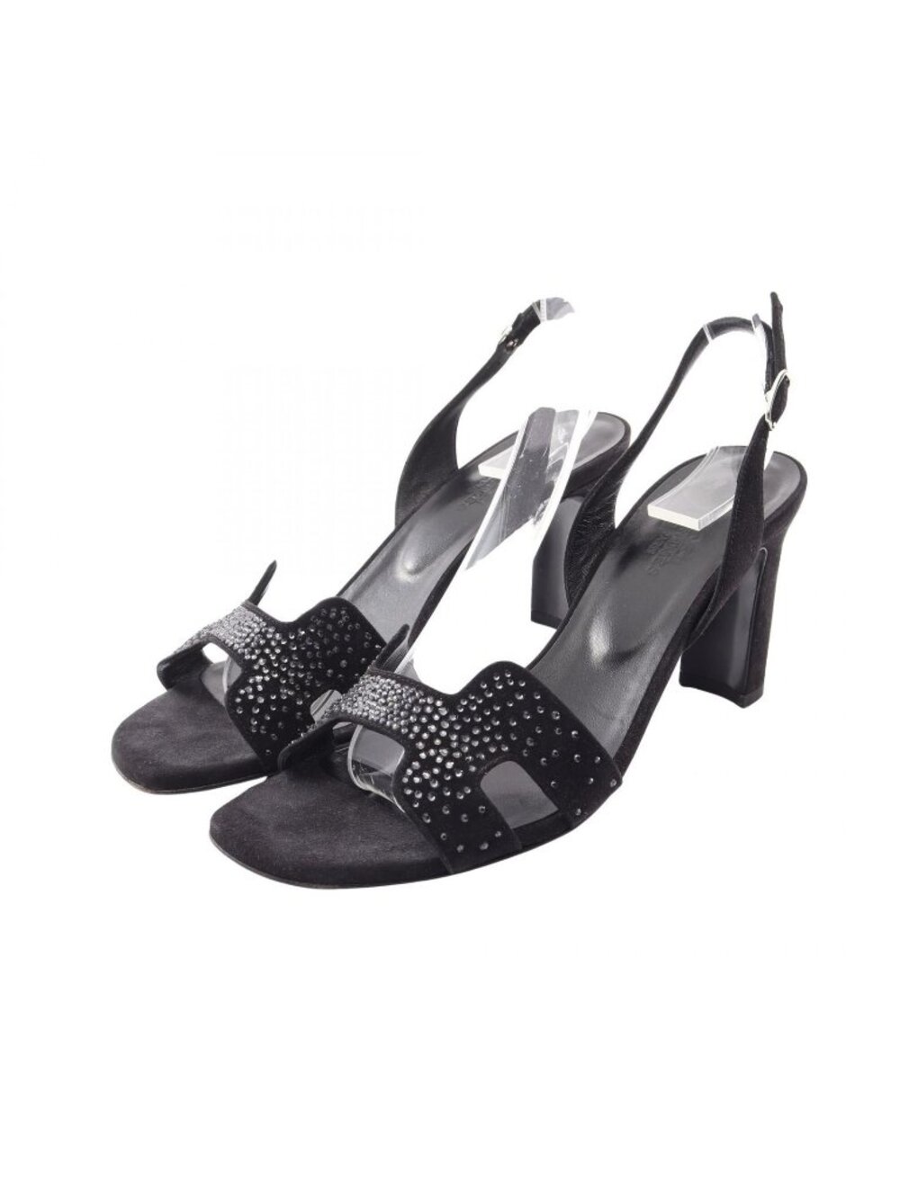Hermes Black Eternite Sandals